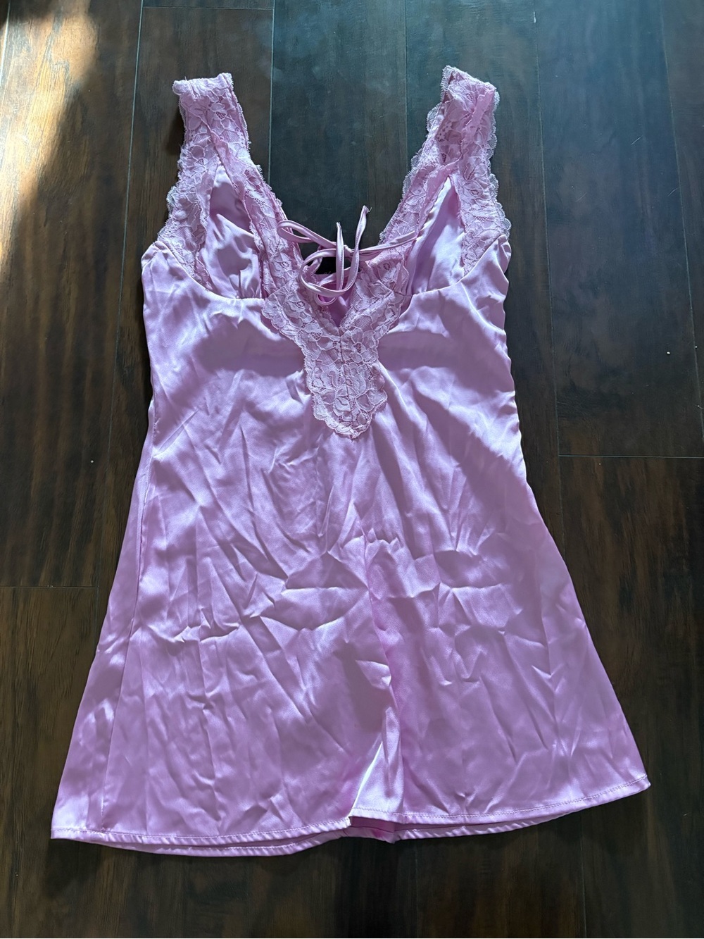 Princess Polly Lilac Lace-Trim Satin Chemise